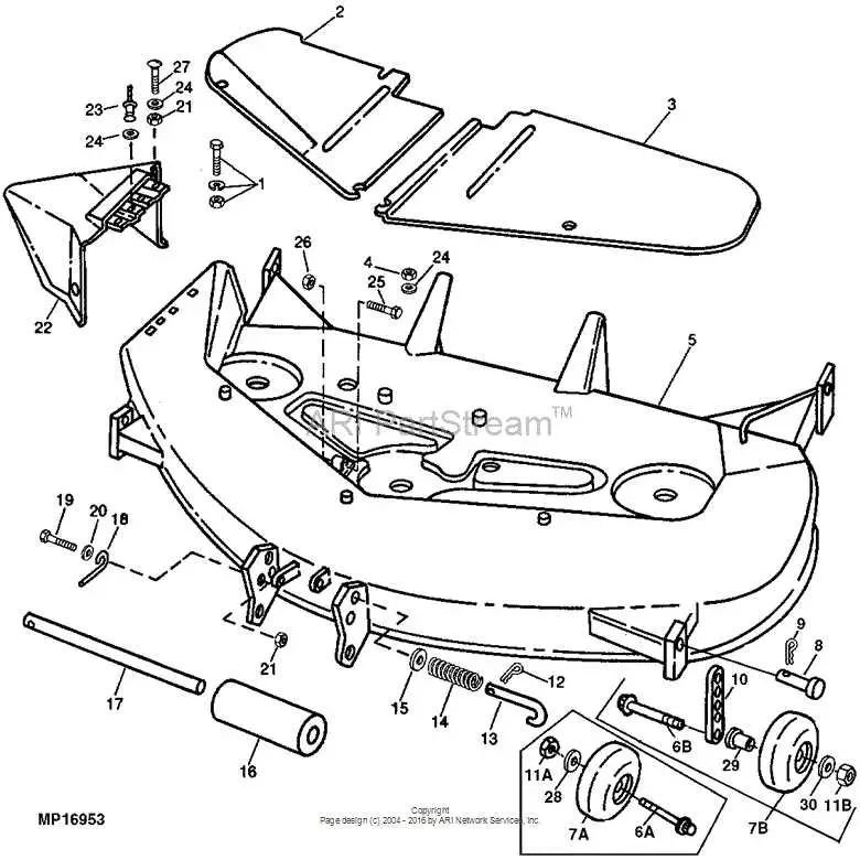 john deere 318 parts diagram
