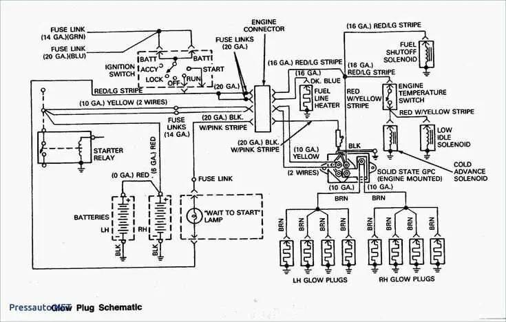 john deere glow plug wiring diagram