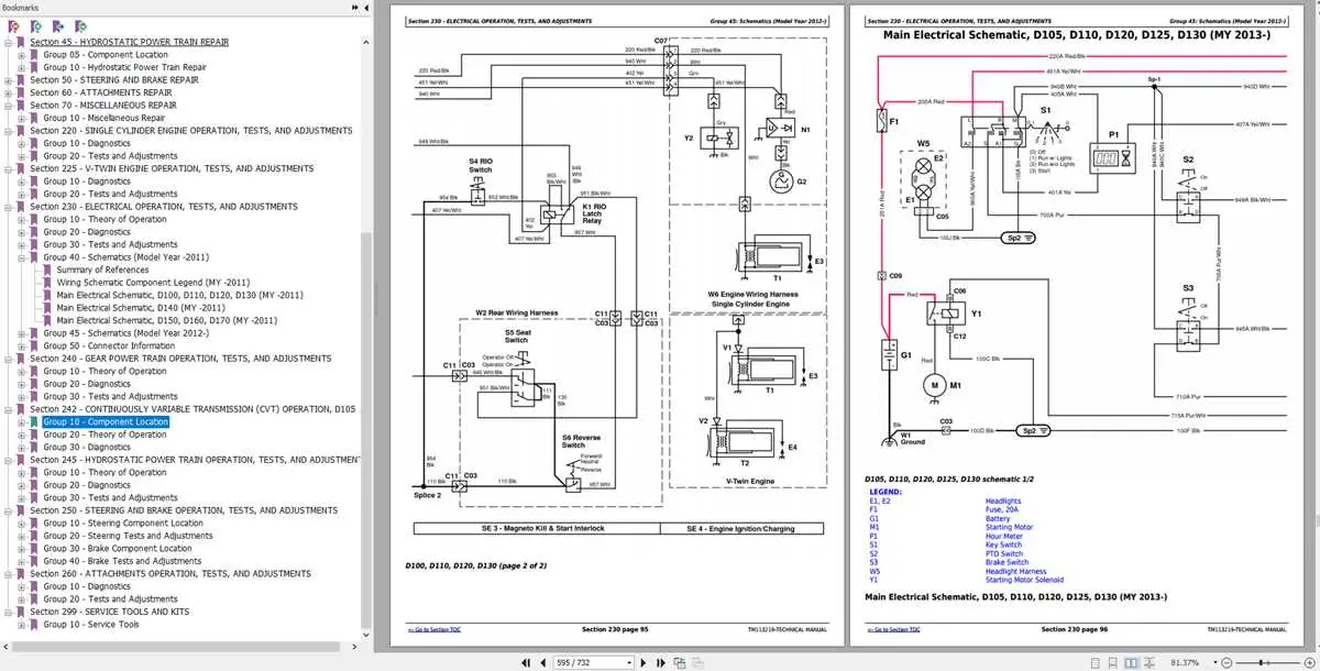 john deere d160 steering parts diagram
