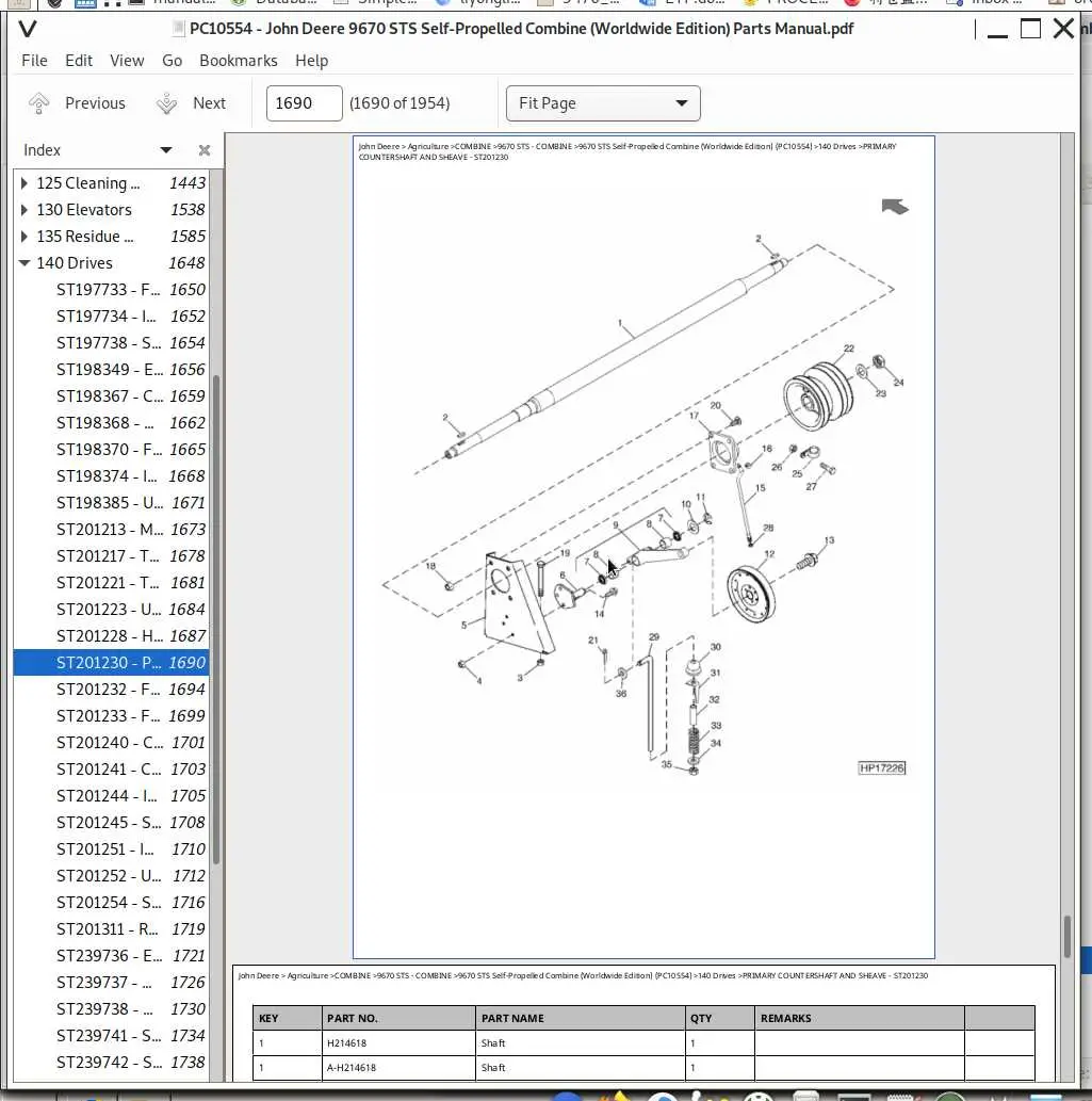 2001 john deere 345 parts diagram