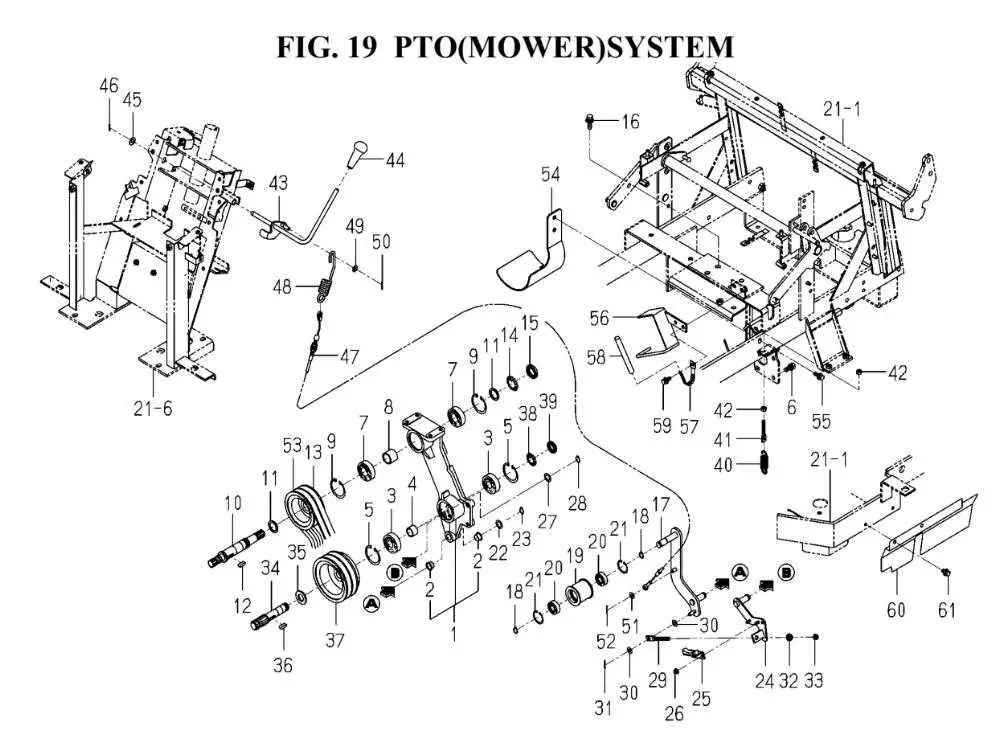 775 john deere parts diagrams pto handle spring