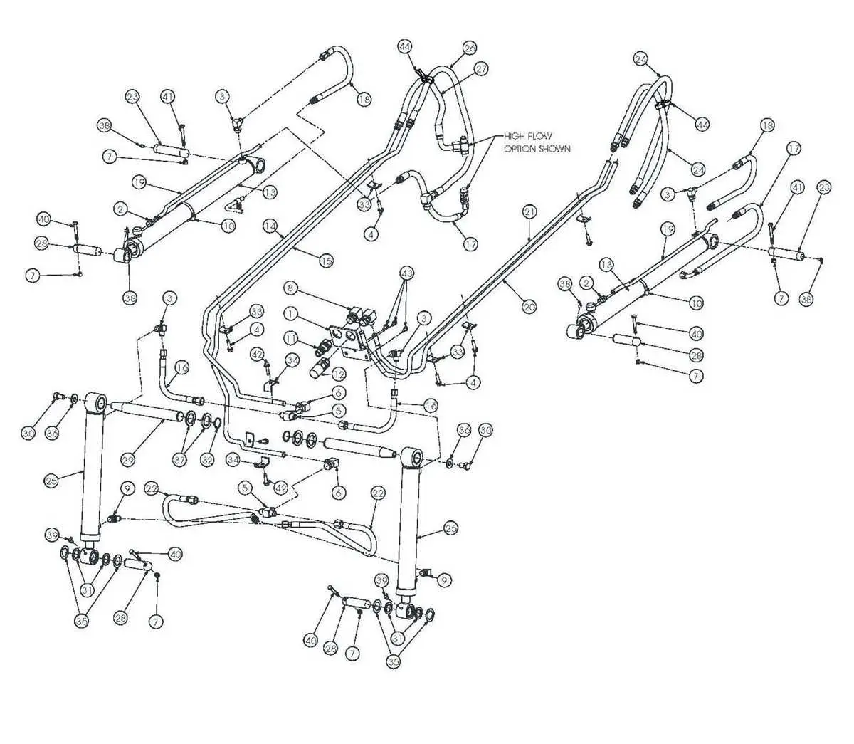 john deere 4240 hydraulic system diagram