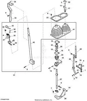 john deere sst16 parts diagram drive tenso ion lever