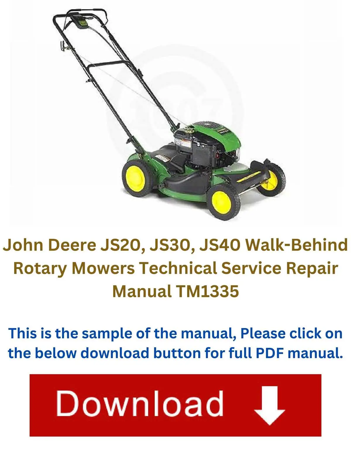john deere js40 belt diagram