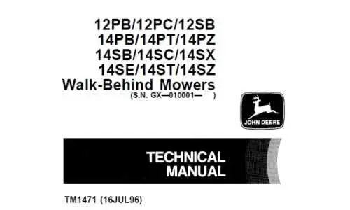 john deere 14sb recoil starter diagram