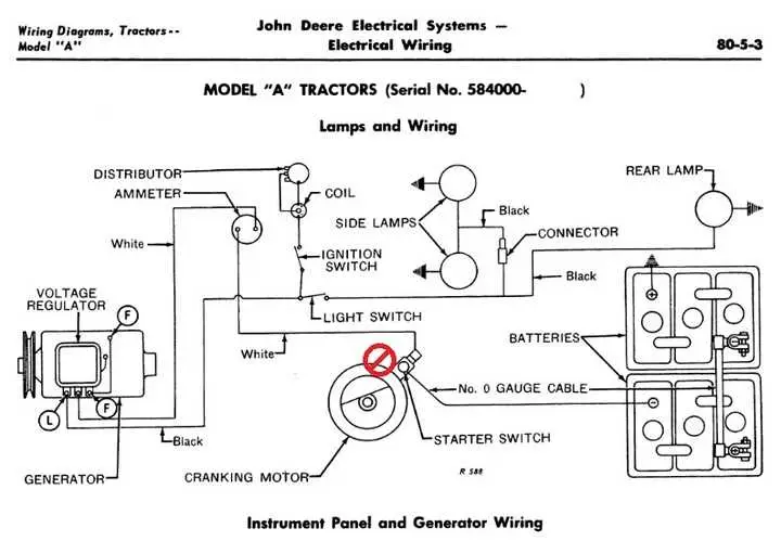 1952 john deere a wiring diagram