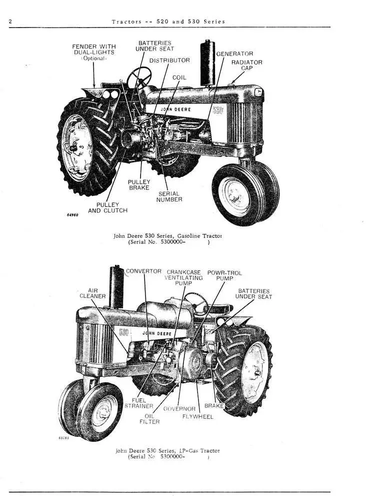 tractor john deere parts diagrams