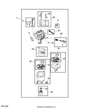 john deere sabre carburetor diagram
