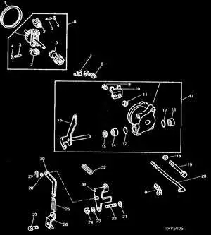 john deere 214k governor gear and bolt diagram
