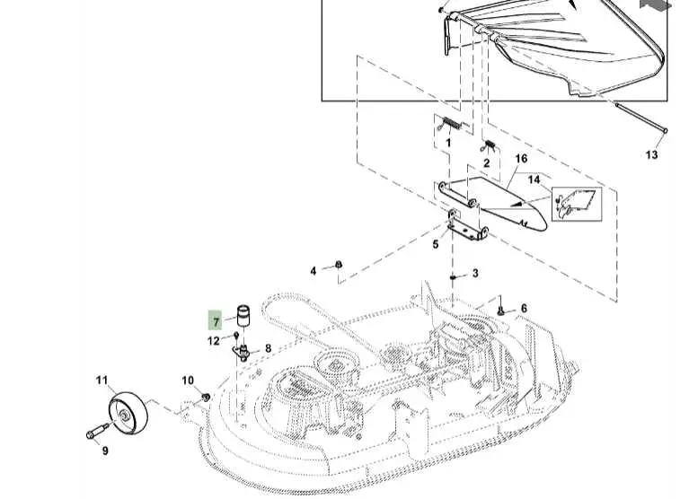john deere la105 carburetor linkage diagram