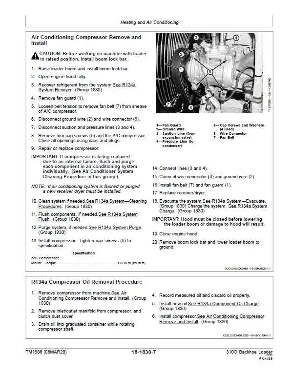 john deere 310g oil pressure bypass valve diagram