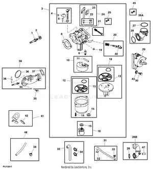 john deere la115 deck diagram