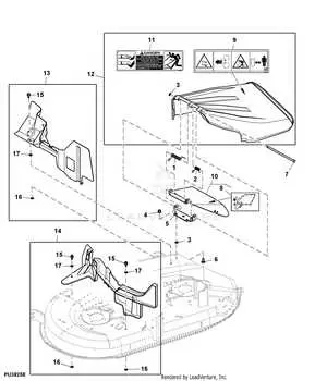 42 inch deck john deere l118 mower deck belt diagram
