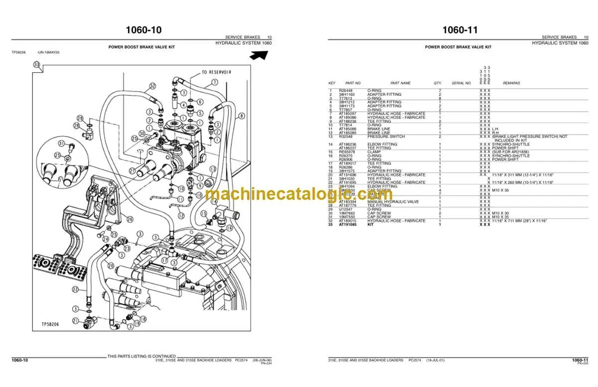 john deere 310 backhoe hydraulic diagram