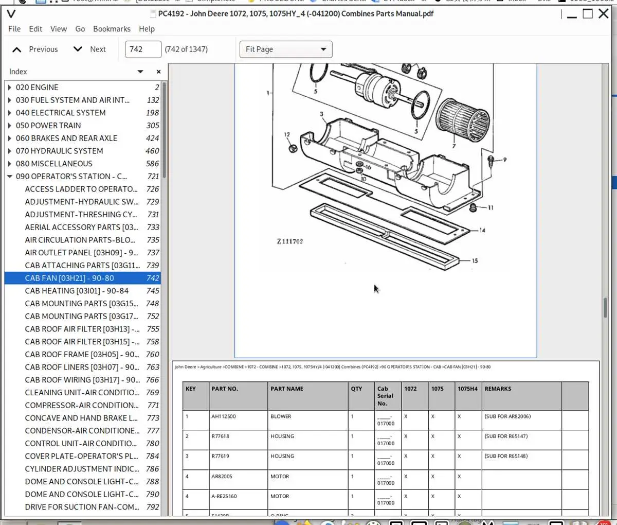 john deere 1050 parts diagram fuel and air
