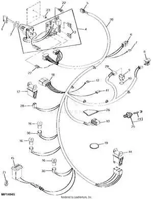john deere 345 starter wiring diagram