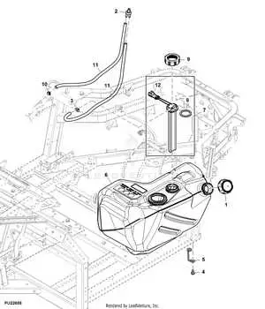 john deere gator 6x4 fuel tank diagram