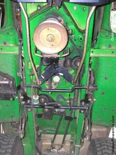 mower deck belt diagram john deere lt155