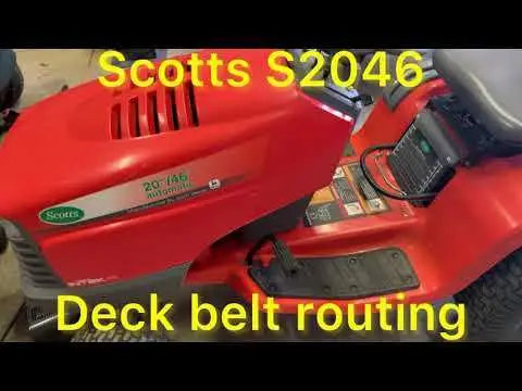 john deere 46 deck belt diagram