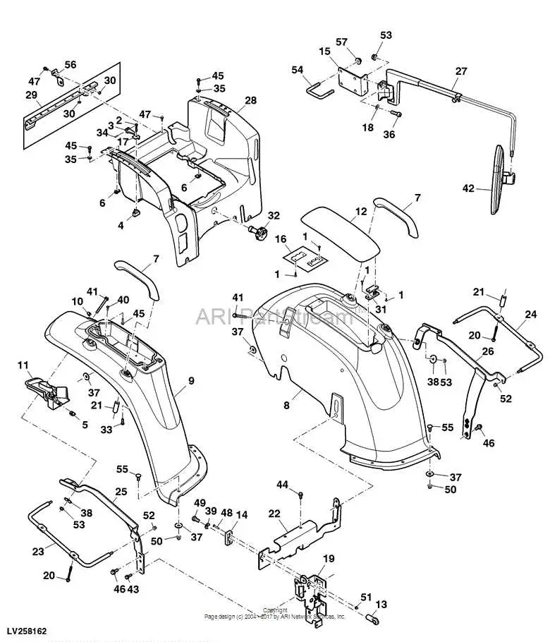 john deere 14pz parts diagram