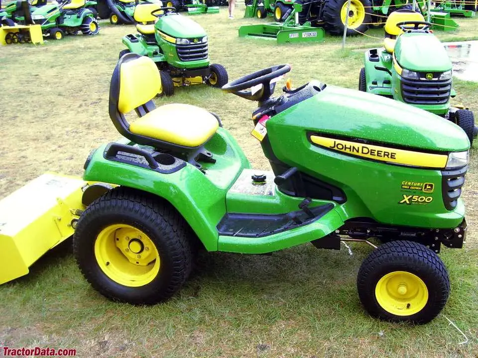 parts diagram john deere x 500 mower