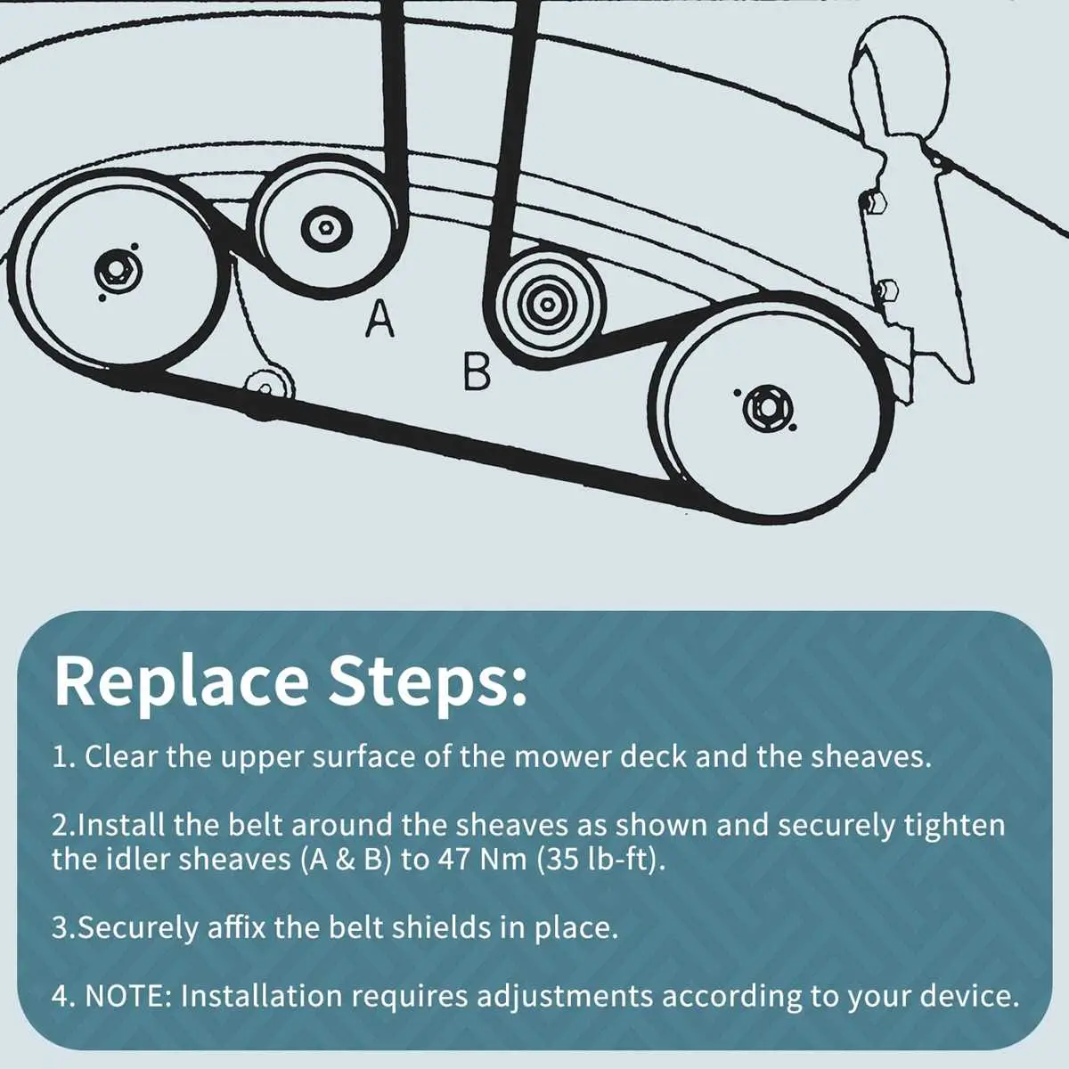 john deere d170 mower deck install diagram