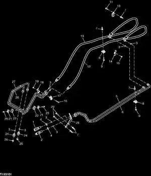 john deere 240 skid steer hydraulic diagram