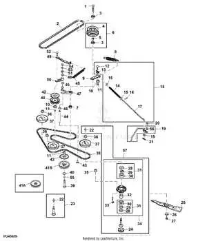 john deer 48 inch belt diagram