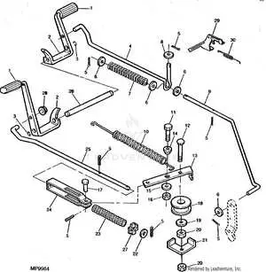 john deere gx75 parts diagram