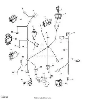 145 john deere mower deck parts diagram