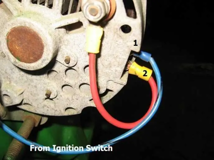 john deere alternator wiring diagram