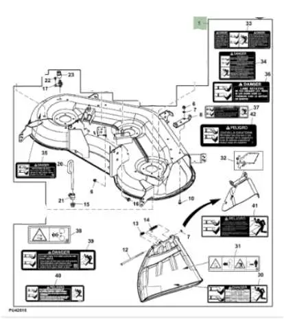 john deere riding mower parts diagrams