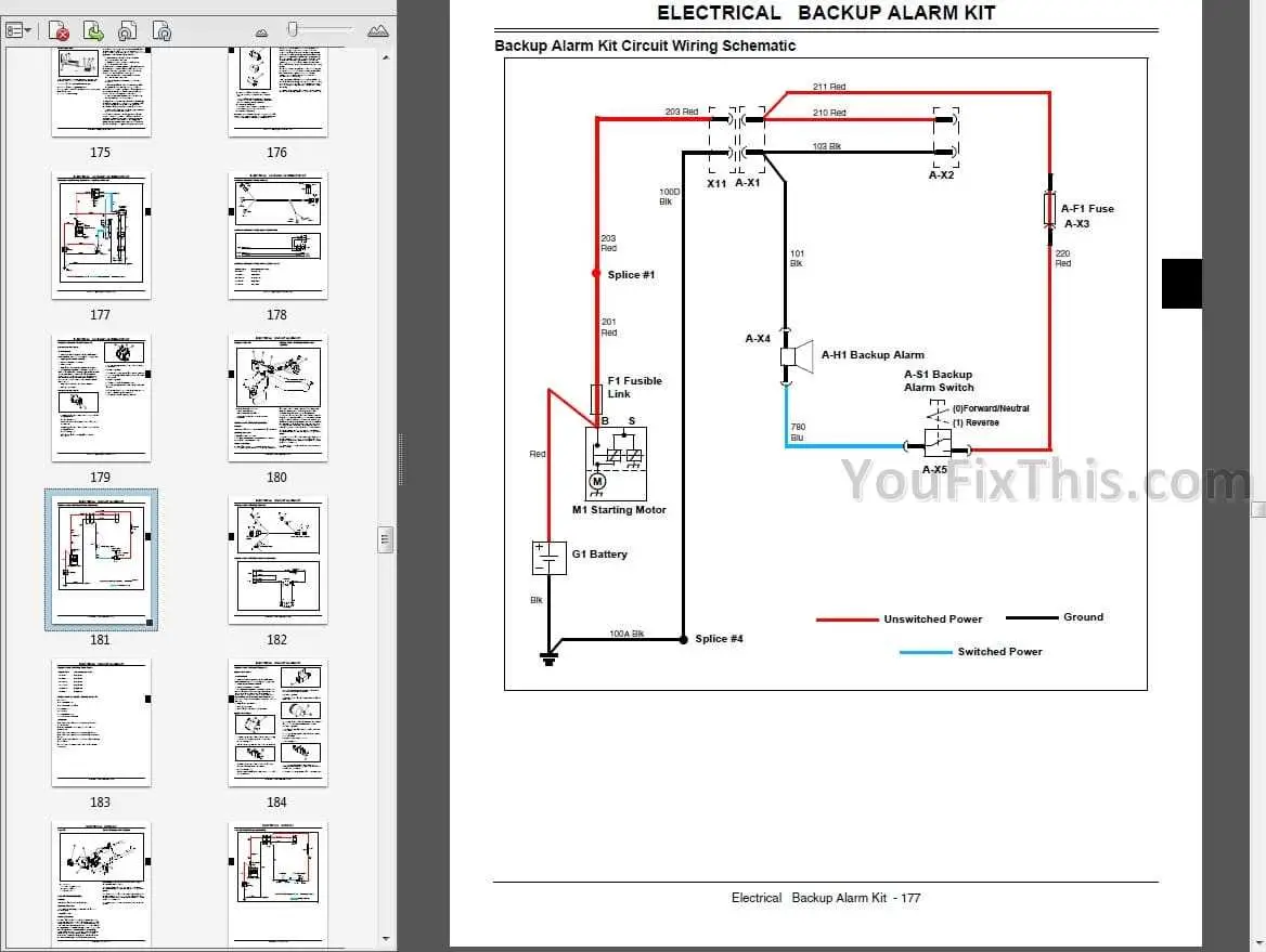 john deere gator wiring diagram