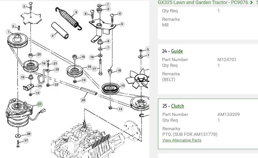 john deere 2010 clutch diagram