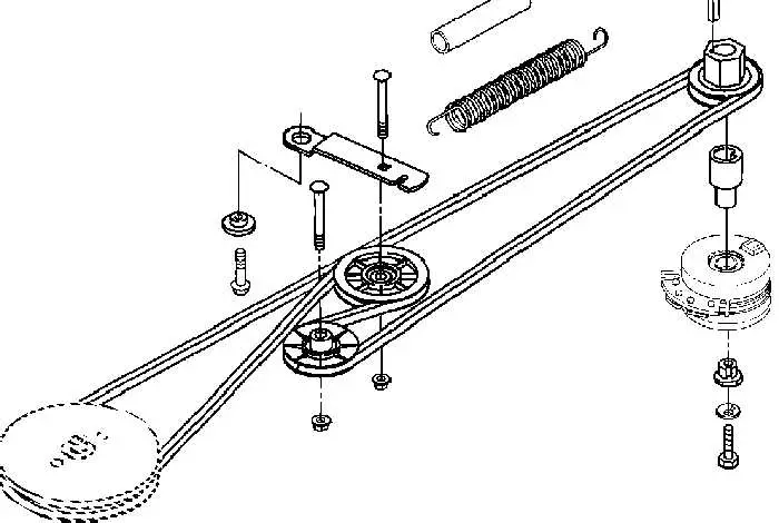 john deere l108 belt diagram
