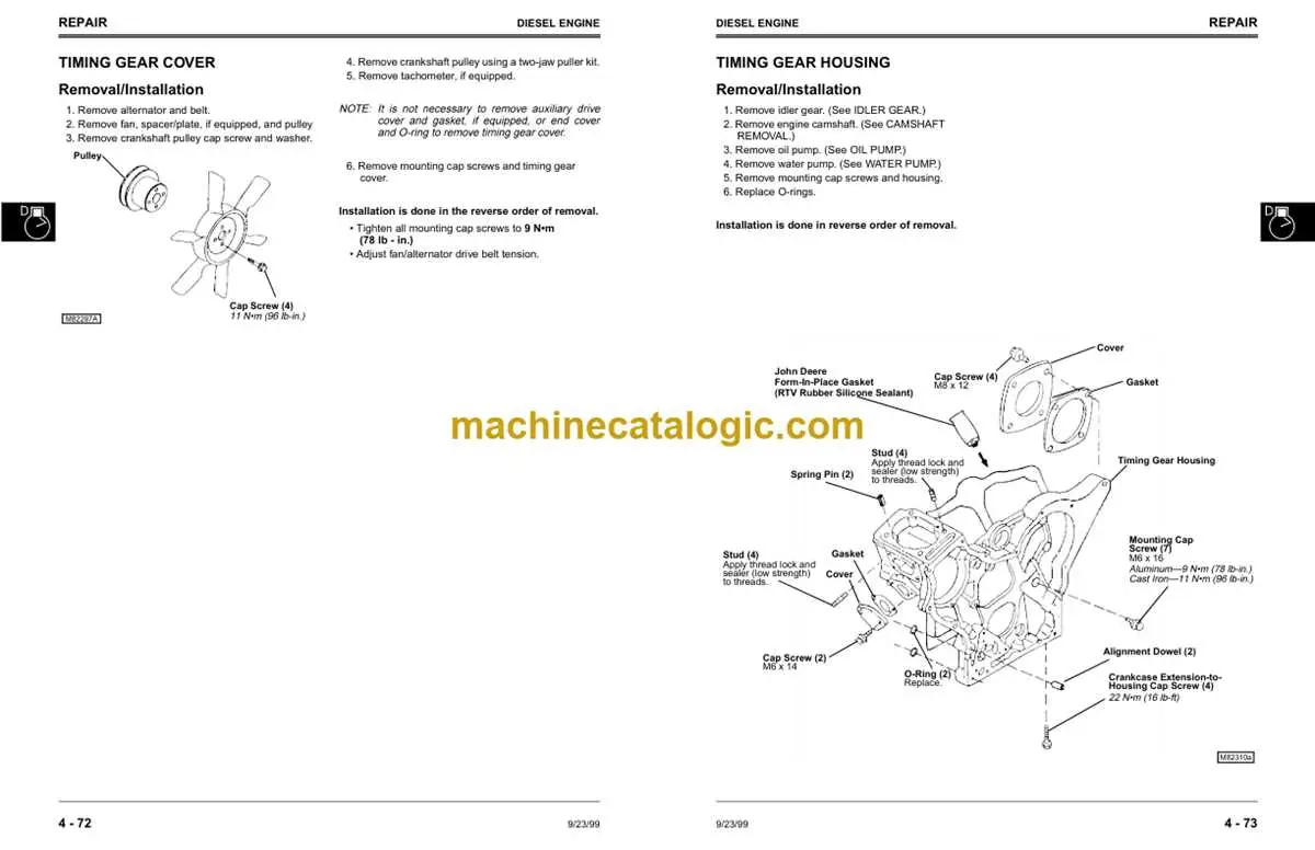 john deere 445 engine diagram