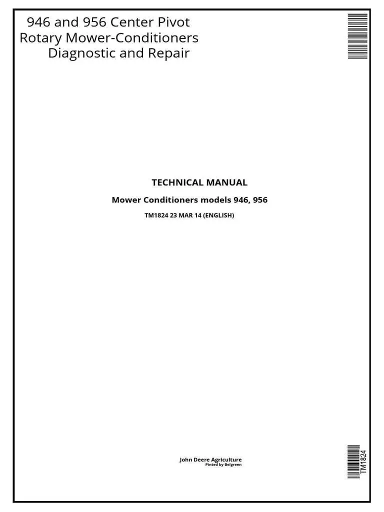 john deere 956 moco parts diagram