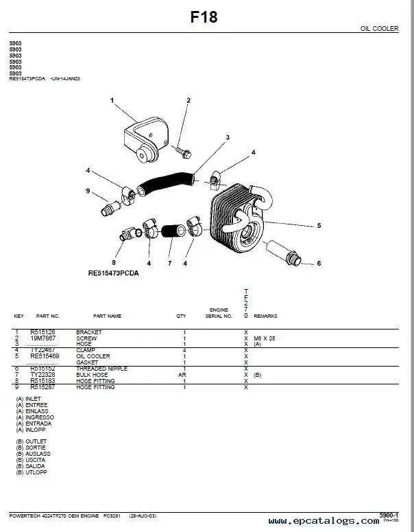 john deere 4024t270 parts diagram