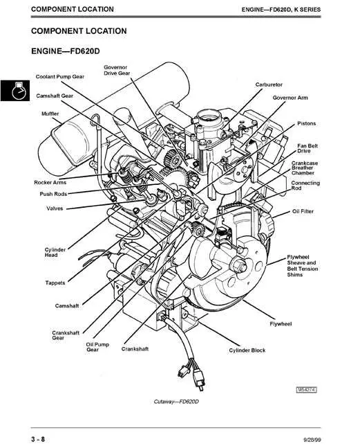john deere 425 transaxle parts diagram