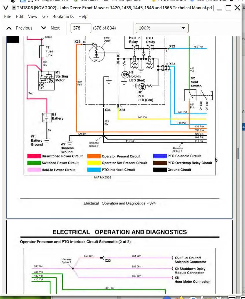 john deere walk behind mower wiring diagram