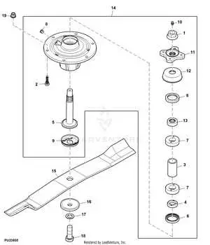 lawn mower john deere mower deck parts diagram
