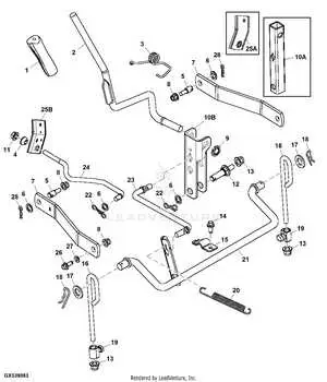 photo john deere d130 choke linkage diagram