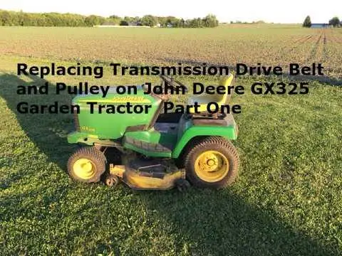 pictorial diagram of john deere 325 clutch drive belt replacement