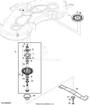 john deere 72 mower deck parts diagram