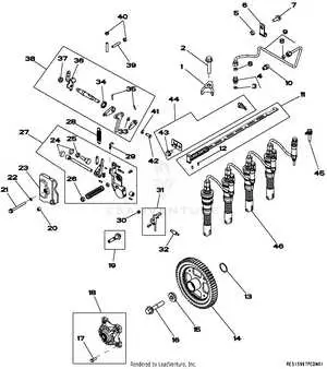 john deere 4600 injector pump diagram