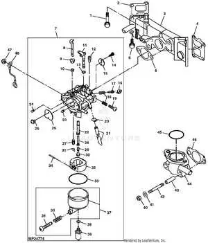 john deere 345 lawn tractor parts diagram