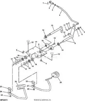 john deere lx255 steering parts diagram