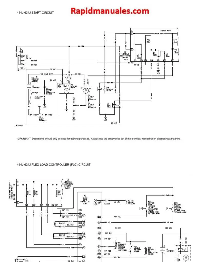wiring diagram for 6400 john deere