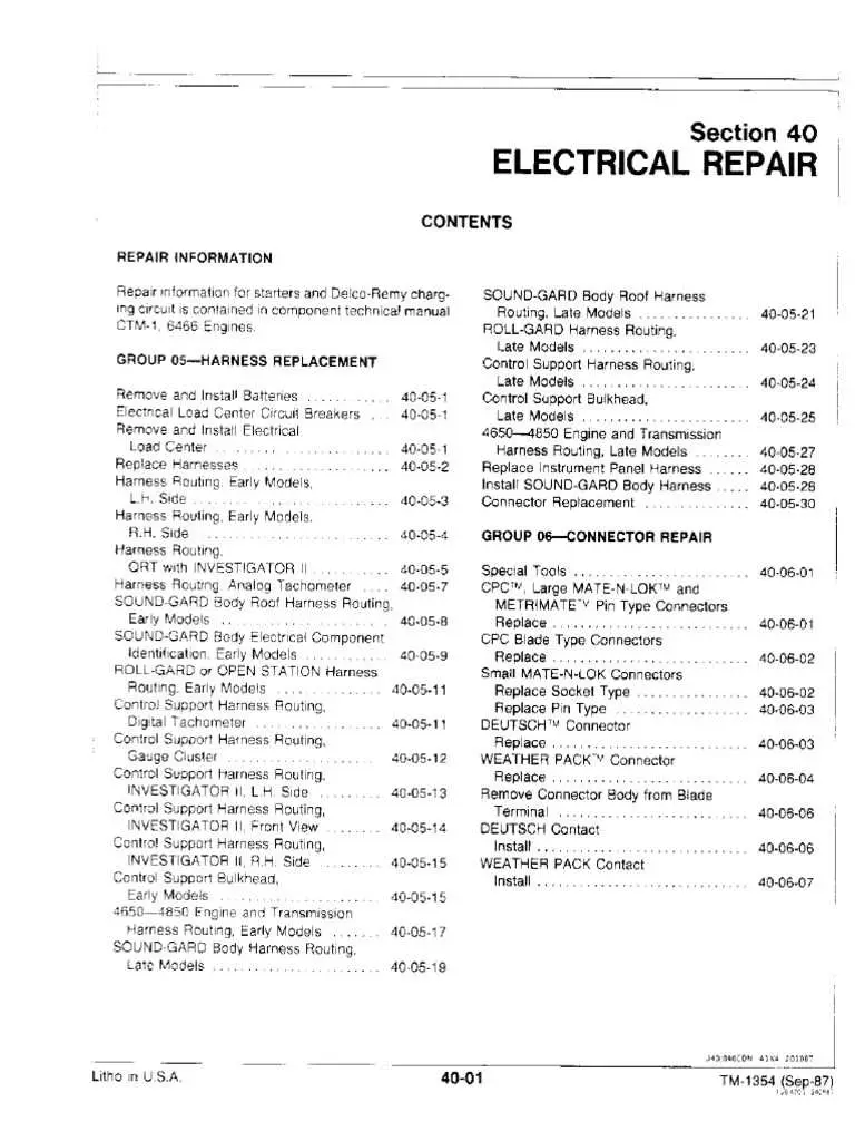 john deere model 40 wiring diagram