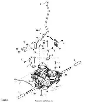 john deere e100 carburetor diagram